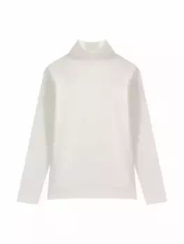 Хлопковая водолазка Bonpoint, белый