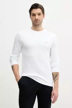 Хлопковая водолазка Calvin Klein Jeans, белый