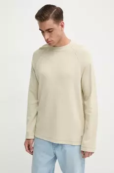 Хлопковая водолазка Calvin Klein Jeans, бежевый