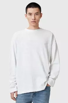 Хлопковая водолазка FOSTER Allsaints, белый