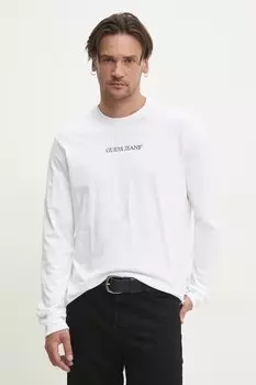 Хлопковая водолазка Guess Jeans, белый