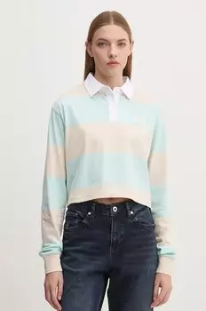 Хлопковая водолазка Karl Kani, бежевый