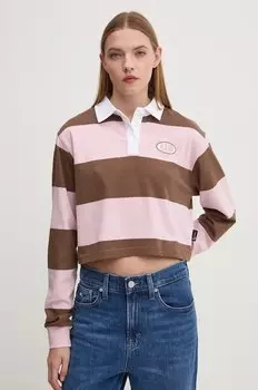 Хлопковая водолазка Karl Kani, розовый