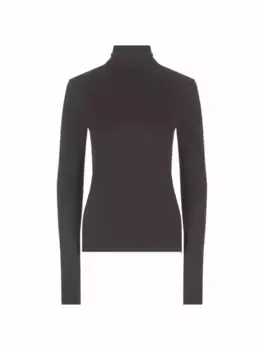 Хлопковая водолазка LEMAIRE, серый