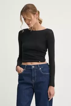 Хлопковая водолазка LULLY Pepe Jeans, черный