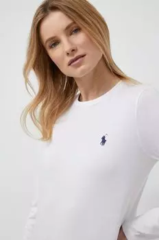 Хлопковая водолазка Polo Ralph Lauren, белый