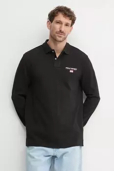 Хлопковая водолазка Polo Ralph Lauren, черный