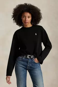 Хлопковая водолазка Polo Ralph Lauren, черный