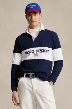 Хлопковая водолазка Polo Ralph Lauren, темно-синий