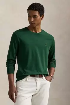 Хлопковая водолазка Polo Ralph Lauren, зеленый