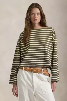 Хлопковая водолазка Polo Ralph Lauren, зеленый