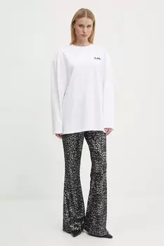 Хлопковая водолазка Rotate, белый