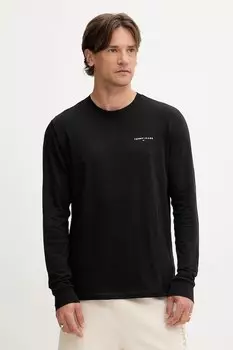 Хлопковая водолазка Tommy Jeans, черный