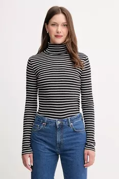 Хлопковая водолазка United Colors Of Benetton, черный