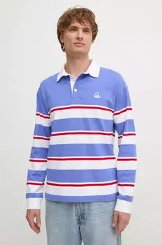 Хлопковая водолазка United Colors Of Benetton, фиолетовый