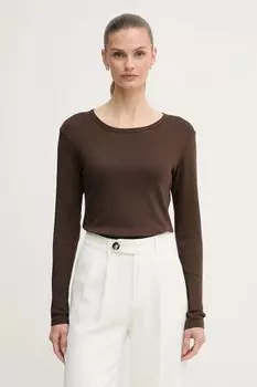 Хлопковая водолазка United Colors Of Benetton, коричневый