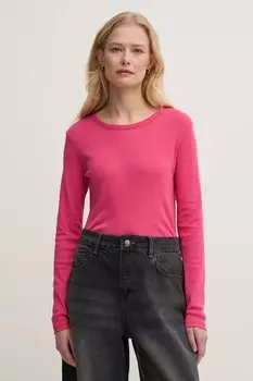 Хлопковая водолазка United Colors Of Benetton, розовый
