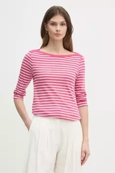 Хлопковая водолазка United Colors Of Benetton, розовый