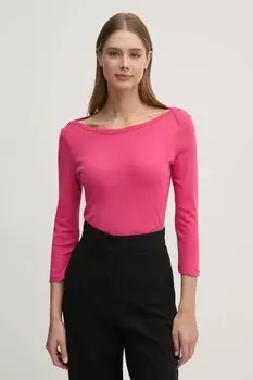 Хлопковая водолазка United Colors Of Benetton, розовый