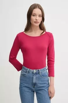 Хлопковая водолазка United Colors Of Benetton, розовый