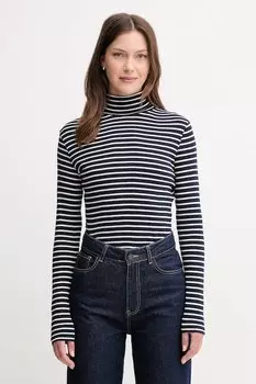 Хлопковая водолазка United Colors Of Benetton, темно-синий