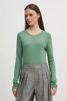 Хлопковая водолазка United Colors Of Benetton, зеленый