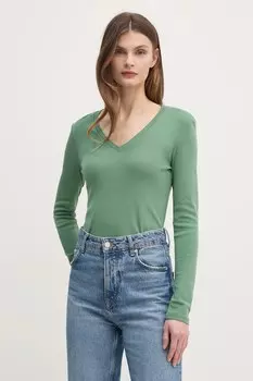 Хлопковая водолазка United Colors Of Benetton, зеленый