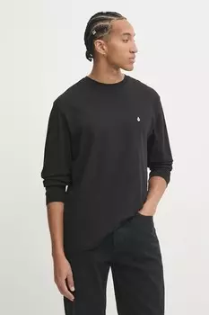 Хлопковая водолазка Volcom, черный