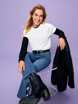 Хлопковая женская футболка с круглым вырезом и короткими рукавами LCWAIKIKI Classic