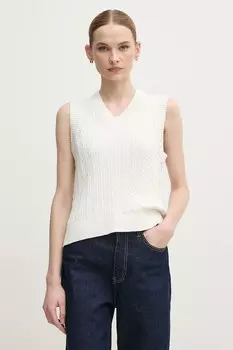 Хлопковая жилетка Hartland Barbour, бежевый