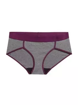 Хлопково-модальные трусы-бикини Bombas, угольный