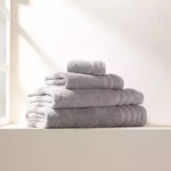 Хлопковое банное полотенце 450 гр/м2 Zafiro Basics El Corte Ingls, серый