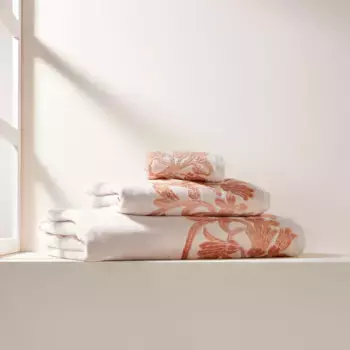 Хлопковое банное полотенце 480 гр/м2 Oketo El Corte Ingls, коралл