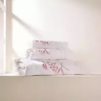 Хлопковое банное полотенце 500 гр/м2 Danae B El Corte Ingls, белый