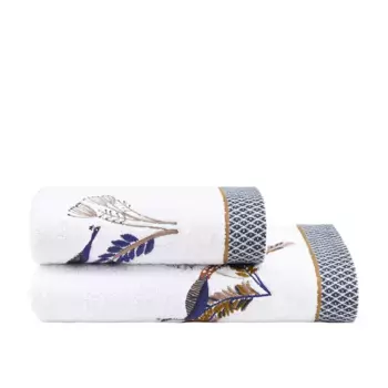 Хлопковое банное полотенце 500 гр/м2 Ispahan Olivier Desforges, разноцветный