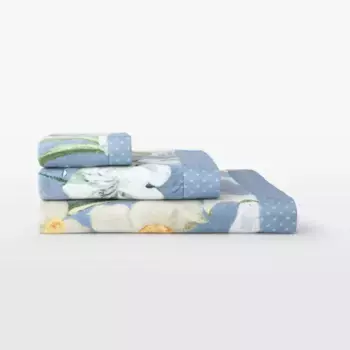 Хлопковое банное полотенце 500 гр/м2 Rosale Essenza, синий