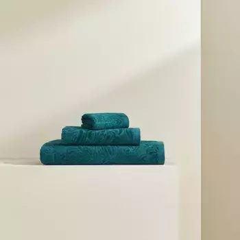 Хлопковое банное полотенце 500 гр/м2 Timur El Corte Ingls, зеленый