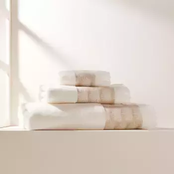 Хлопковое банное полотенце 500 гр/м Palma C El Corte Ingls, бежевый