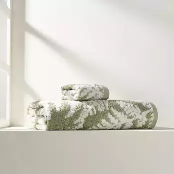 Хлопковое банное полотенце 550 гр/м2 Sambaia J El Corte Ingls, зеленый