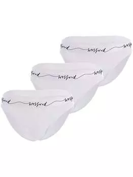 Хлопковое бикини slip beauty Wolford, белый