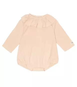 Хлопковое боди baby chlo Donsje, розовый