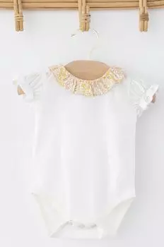 Хлопковое боди для малышей Tartine et Chocolat TARTINE ET CHOCOLAT, розовый