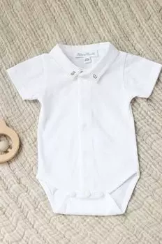 Хлопковое боди для малышей Tartine et Chocolat TARTINE ET CHOCOLAT, бежевый