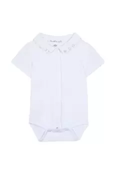 Хлопковое боди для малышей Tartine et Chocolat TARTINE ET CHOCOLAT, белый