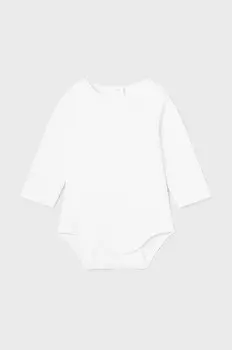 Хлопковое боди для новорожденных Mayoral Newborn, белый