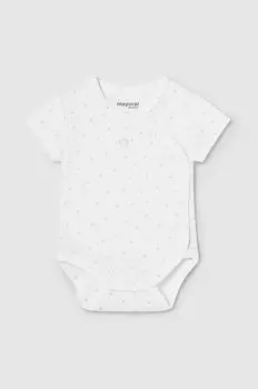 Хлопковое боди для новорожденных Mayoral Newborn, розовый