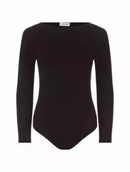 Хлопковое боди Falke, черный