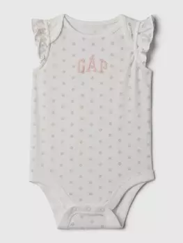 Хлопковое боди Gap, белый
