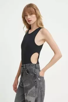 Хлопковое боди K+Lusha, черный