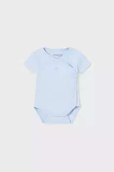 Хлопковое боди Mayoral для новорожденных Mayoral Newborn, синий